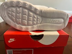 NEW SHOES NIKE AIR MAX BOLT (PSE) WHITE/BRIGHTCRIMSON SIZE 1.5 -13C CW1627 103