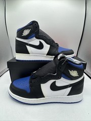 Nike GS Air Jordan 1 Retro High OG Royal Toe 575441-041 Fashion Shoes 6Y