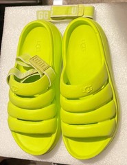 UGG Sport Yeah Slide Slingback Sandal Water Key Lime Kids Size 3 Unisex (K3)