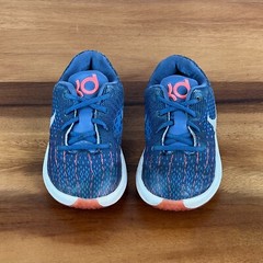 Little Kids Nike KD 8 Blue Athletic Basketball Shoes Sneakers Size 6 C GUC