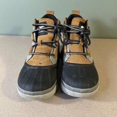 Sorel OUT N ABOUT IV Classic Youth Waterproof Boot Size 4 Brown Grey and Black