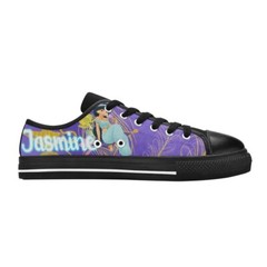 Jasmine aladdin Custom High Top Canvas Sneaker Shoes For Kids