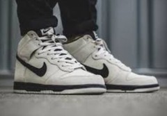 RARE NEW Nike Dunk High GS Shoes Light Bone Kids Youth Size 3.5Y 308319-051 L@@K