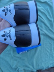 Adidas Samoa Black and White Sneakers Size 3 US / 35 EU