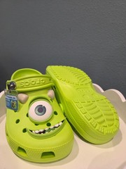 Disney Crocs Monsters Inc. Mike Wazowski Clogs Men 4 Women 6 New with Tags