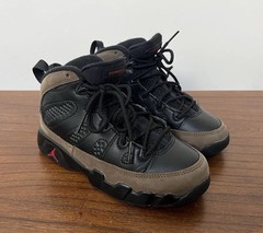 Nike Air Jordan IX 9 Retro PS Light Olive Black True Red 401811-030 12C