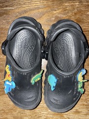 Kids Crocs Echo Clogs Black Size 9