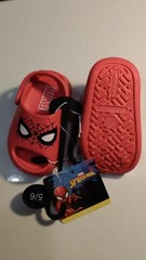 Marvel Spider-Man Kids Clog Sandals Red Size 5/6 Lightweight Comfort