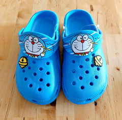 EVA Doraemon Kids Sandals Light Weight Blue 20cm New