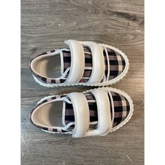 Burberry Kids Check Pattern Sneakers Multicolor EU 23 Flat Heel