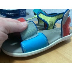 See Kai Run Basics Water Friendly Sandals Kids 11 Red Blue Colorblock Strappy