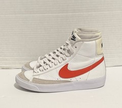 Nike Blazer 77 Mid White/Picante Red (Youth 4Y) (Women 5 1/2) DA4086-110