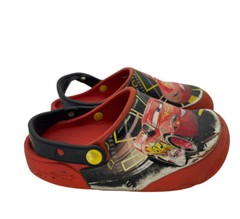 CROCS Disney CARS 3 Funlab Lights Light Up Red Clogs Toddler Size C 3 **FLAW**