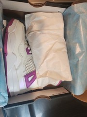 Nike Air Jordan 4 Retro ‘Hyper Violet’ Kids Sneakers FQ1312-151- SZ 10.5 C