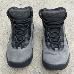 Nike Air Jordan 10 Retro Bg Shadow Grey-Red Sz 5.5Y Womens Sz 7 [310806-002]