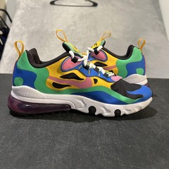Nike Air Max 270 React Shoes Youth Size 6Y Multicolor Rainbow Running CU4668-001