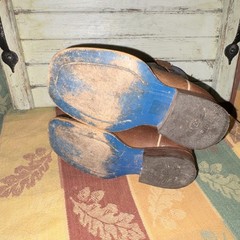 Ariat Relentless Western Equestrian Boots Brown Blue US 8.5 Men Style 10023075