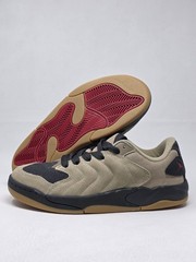 Jordan Session Sneakers Kids Size 6.5Y Khaki Black Suede Gum Sole IB5679-200 NEW
