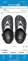 Crocs Nightmare Before Christmas Clogs Size J4 Big Kids Jack Skellington