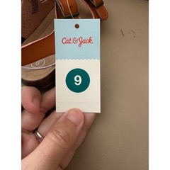 Cat & Jack Unisex Reagan Toddler Double Strap Buckle Sandals Brown Size 9