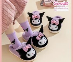 Hello Kitty Sanrio Miniso Slippers With Foam Bottoms Pink Size 3-3.5
