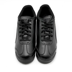 *NEW* PRE-SCHOOL KIDS PUMA ROMA BASIC (PS) BLACK / BLACK (361594 12) 👍