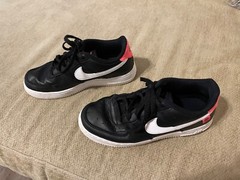 Nike Air Force 1 ‘07 Low GS Worldwide Pack Shoes Size 6 Y Youth CN8533-001 Black