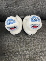 Abominalbal SNOWMAN RUDOLPH THE RED NOSED REINDEER Kids SIZE 5/6 SLIPPER