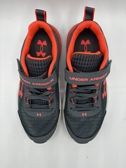 Under Armour Assert 8 Running Shoes Size 2Y Dark Gray Orange 3022101-106 – EUC