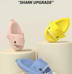 Kids Shoes Slippers Shark Flip Flops Soft Sole Cartoon Slipper Women Men