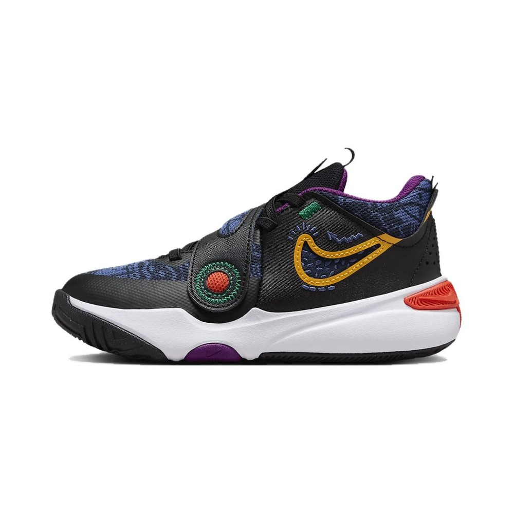 Nike Team Hustle D 11 Slip Resistant Abrasion Resistant Low top Kids FQ7659-001