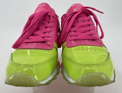 Reebok Junior Classic Leather Dessert Pack Shoe Size 7 BS7244 Pink Green Orange