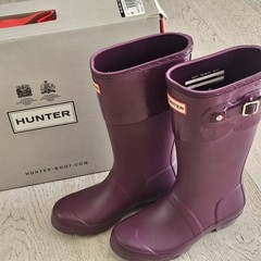 Hunter Rain Boots Original Kids 4G/3B Bright Plum