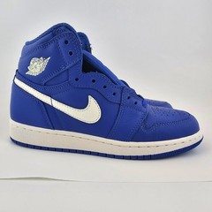 Nike Air Jordan 1 Retro High OG Hyper Royal Blue White Youth Size 3.5Y Women’s 5