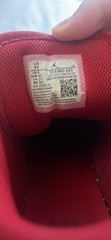 Jordan Air Jordan 1 High Top Leather Sneakers Red/Black/White 7Y 553560-163