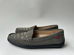 Marc Joseph New York Unisex Kids Brown Leather Loafers Mott Street Size 3.5 -K04