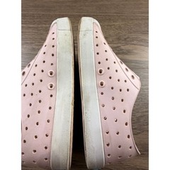 Native Jefferson Kids Shell Pink EVA Slip On Water Shoes Sneakers Round toe 2