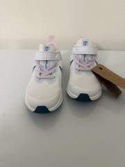 Nike Girls Flex Runner 3 Sneaker Big Kid Size 2Y White Cobalt Bliss Pearl Pink
