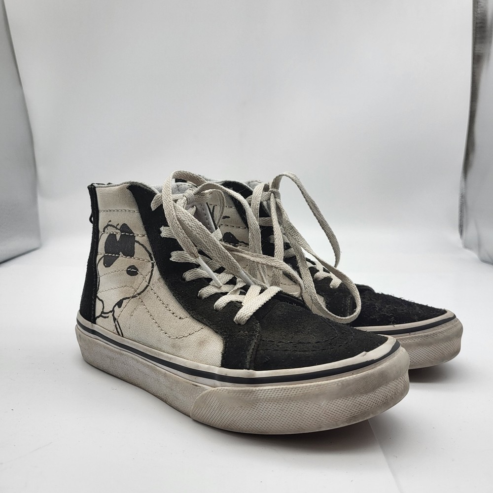 Vans Skate Shoes Peanuts Snoopy Woodstock sunglasses sz 13.5 kids Hi top