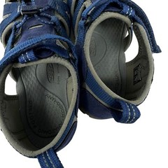 Keen Blue and Grey Strappy Nylon Water Hiking Shoes Unisex Size 3