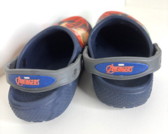 Crocs Marvel Avengers Child Size 13 C13 Shoes Sandals Clogs Boys Navy Blue