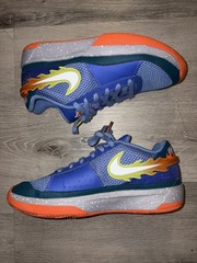 Nike Ja Morant 1 SE Backyard BBQ Basketball Sneaker FN4398-400 GS 6.5Y No Insole