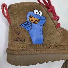 UGG X Sesame Street Neumel Boot Elmo Cookie Monster 1147232T Toddler Size 10