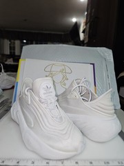 Adidas AdiFOM SLTN Sneaker In The Cloud Low Triple White Color US 3.5Y M#FZ5638