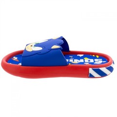 Sonic the Hedgehog 3D Character Boy’s Comfort Slide Sandals Multi-Color