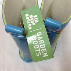 Kids‘ Forest Friends Garden Rain Boots Light Green M(7/8)) by Kids Made Modern