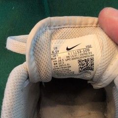 Nike Son of Force Gs Triple White Custom Sharpie, Size 6.5Y/8wms/6.5mens