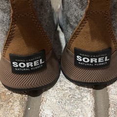 Sorel Infant Out N About Classic Boot – Size 8 Youth- Camel Brown / Black