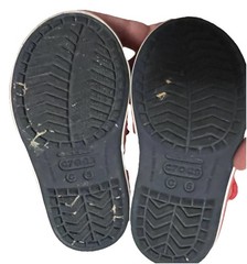 Crocs Baby Toddler BAYABAND SANDAL Navy Red White Children Size 5