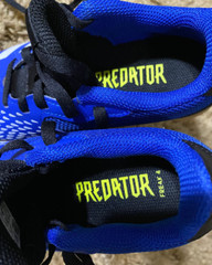 ADIDAS PREDATOR UNISEX SNEAKERS BLUE & WHITE US KIDS SIZE 12K 698007 LACE UP